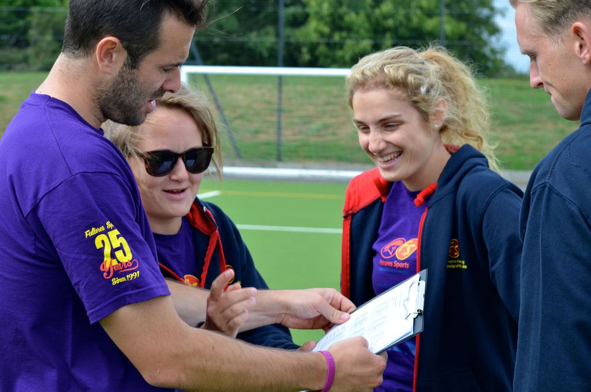 Well planned programmes delivered by talented coaches are a staple at Futures Sports hockey camps